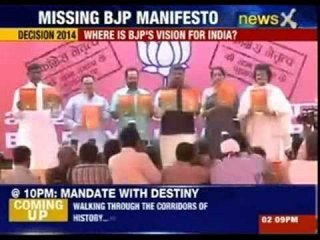 Rajnath Singh speaks to NewsX on BJP's delayed manifesto