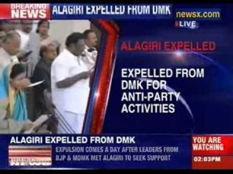 Alagiri expelled from DMK