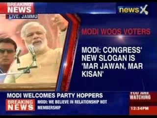 Narendra Modi addresses rally in Jammu