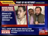 Imran Masood caught on tape threatening to cut Modi into pieces