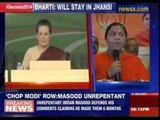 Uma Bharti makes her preferences clear