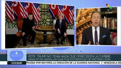 Concluye sin acuerdo segunda cumbre entre Trump y Kim Jong-un