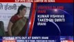AAP leader Kumar Vishwas takes on BJP's leader Smriti Irani