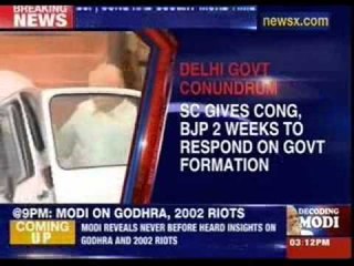 SC gives Congress, BJP two weeks to respond on government formation