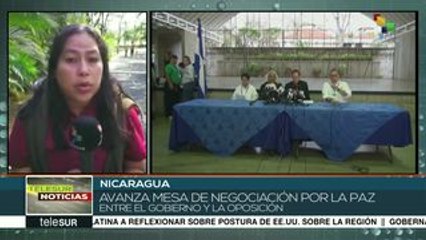 Nicaragua: avanza mesa de negociación entre gobierno y oposición