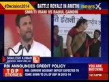 BJP pits Smriti Irani against Rahul from Amethi