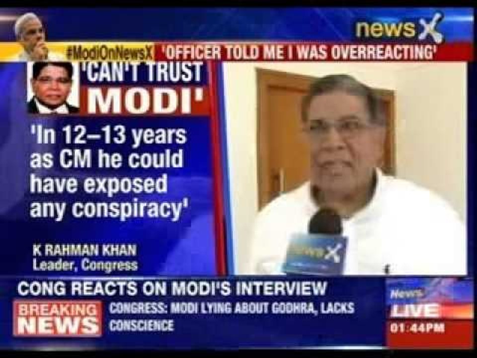 Congress reacts on Narendra Modi's first poll interview