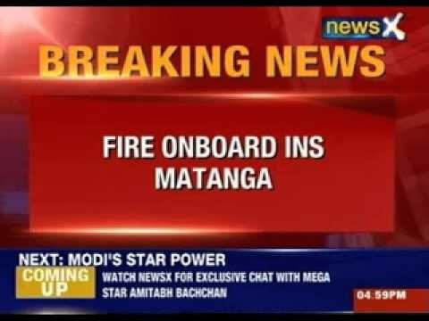 INS Matanga catches fire