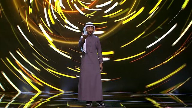 هنا الدولة هكذا عنون الشبل فواز قصيدة مشاركته #شبل_القصيد
