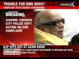 Complaint filed against Karunanidhi