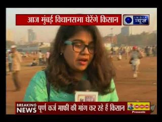 अखिल भारतीय किसान सभा के नेतृत्व में नासिक से निकला किसानों का जत्था पहुंचा मुंबई