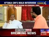 Karnataka CM Siddaramaiah bold interview, calls Narendra Modi a man killer