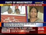 If parties are so serious about women issues then shouldn't they boycott Mulayam?
