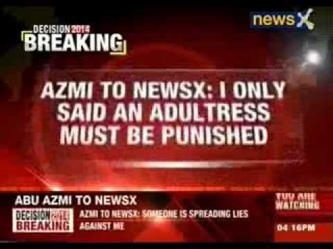 Abu Azmi to NewsX: 'I only said rapists must hang, not women'