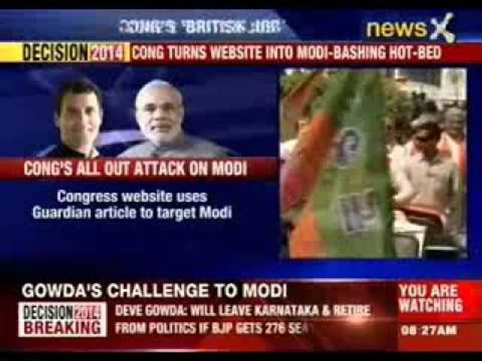The  world against Narendra Modi