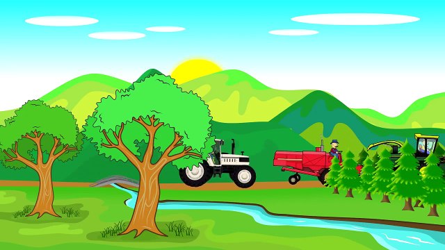 Farmer and his Tractors | agricultural machinery | Agriculteur et Tracteurs | Conte de machines agricoles