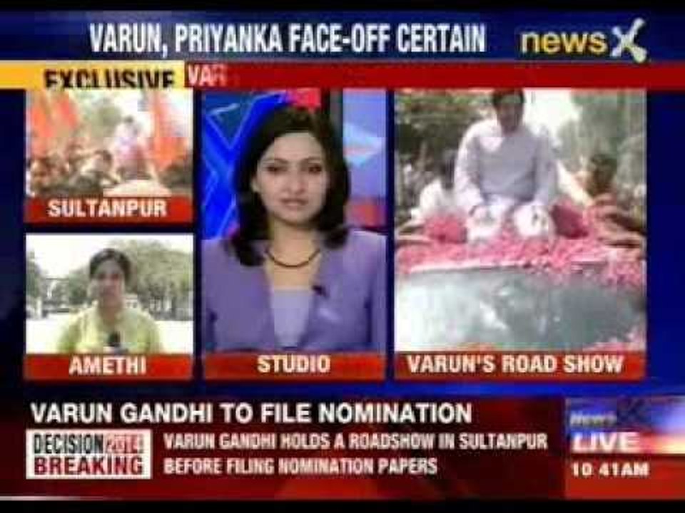 Varun Gandhi has reached Sultanpur to file his nomination