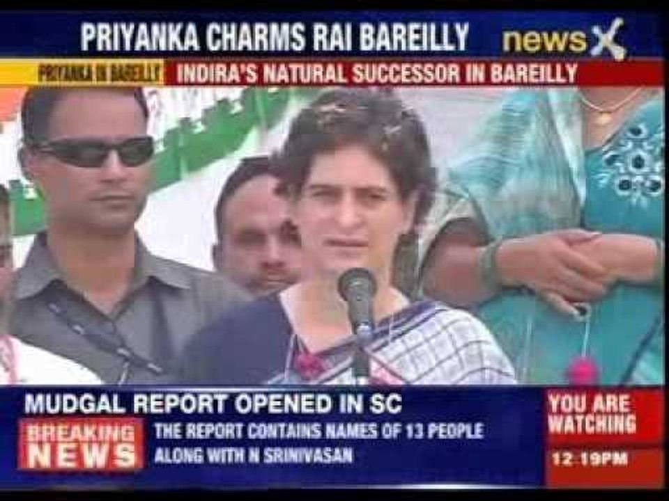 Priyanka charms Rae Bareli