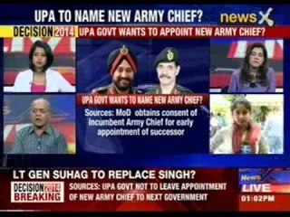 LT Gen Suhag to replace Singh?
