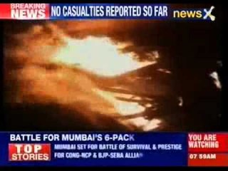 Fire at tent house in Noida