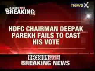 HDFC chairman Deepak Parekh fails to cast his vote