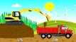 Excavator & Truck & Bulldozer | Construction Vehicles story | Pojazdy Budowlane Dla Dzieci