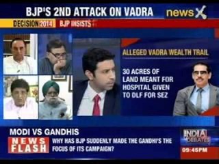India Debates: Is BJP's attack on Gandhis part of a well though out strategy?