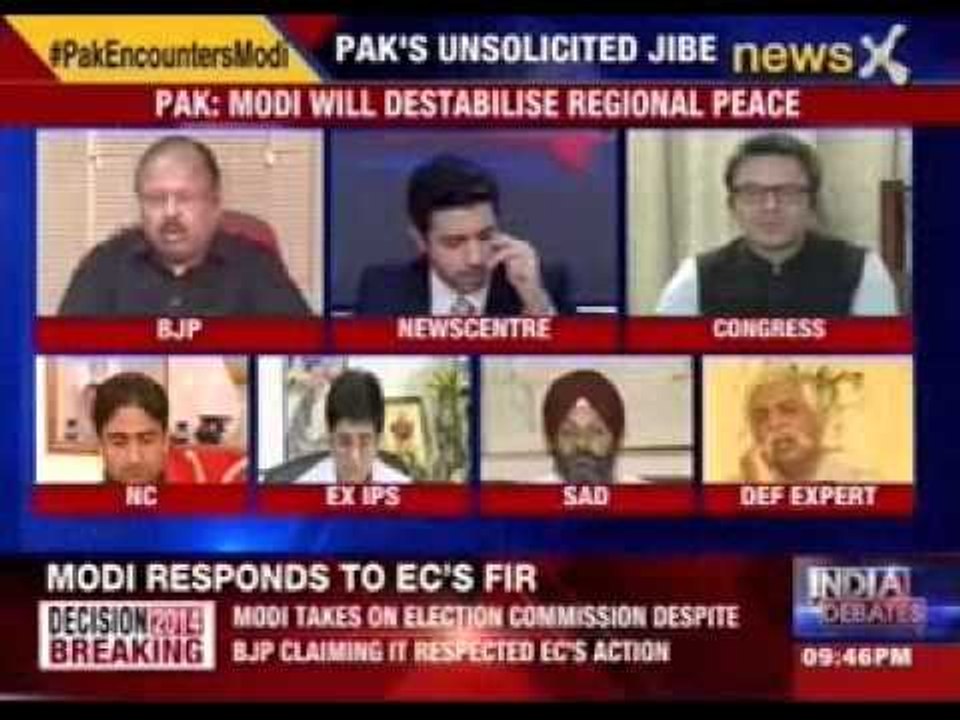 India Debates: For PAK Manmohan okay, not Modi?