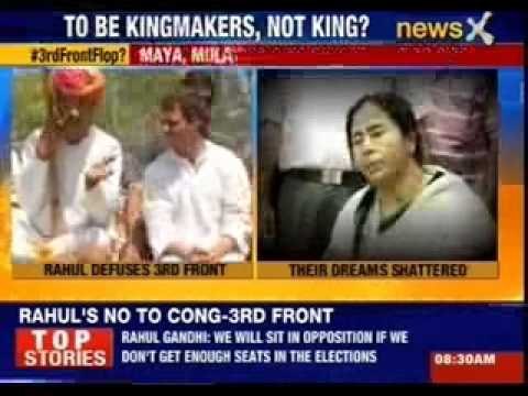 Congress won't support Third Front to form govt: Rahul Gandhi