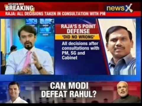 2G spectrum scam: A Raja records his statement