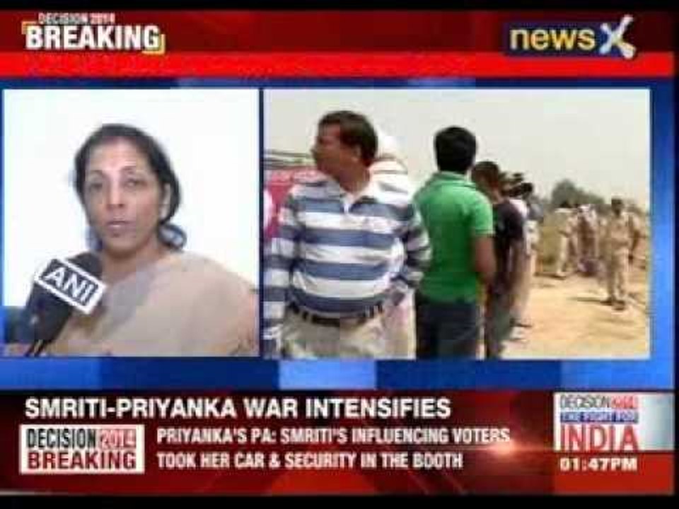 Nirmala Sitharaman slams Congress on clean chit to Amit Shah