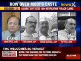 Row over Narendra Modi's caste