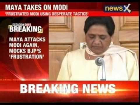 BSP Chief Mayawati attacks Narendra Modi