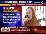 EC takes note of Sonia's 'neech rajniti' jibe at Narendra Modi