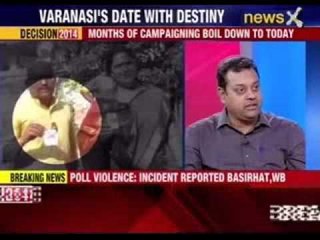 EC seeks report on Ajay Rai flashing Congress symbol