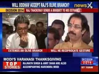 Raj Thackeray sends flowers to Uddhav, congratulates estranged cousin on Sena success