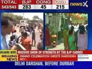 PM designated Narendra Modi's grand road show in Delhi