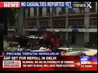 Fire at Shastri Bhawan in Delhi