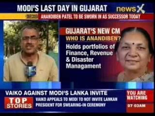 Anandiben Patel to be sworn in as successor today
