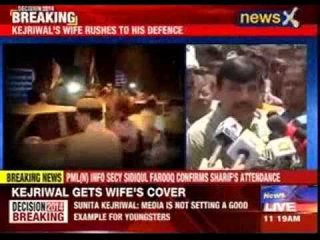 Arvind Kejriwal's wife rushes to his defence
