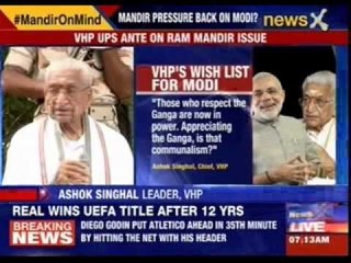VHP ups ante on Ram Mandir issue