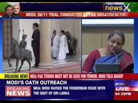 MEA briefs the media after Narendra Modi, Nawaz Sharif meets