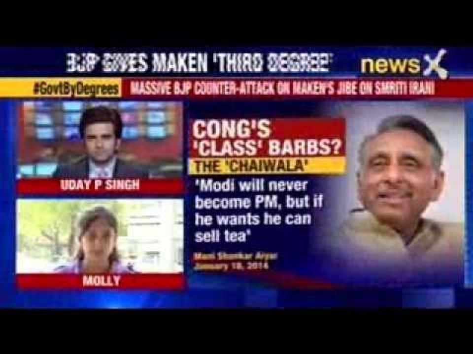 Ajay Maken picks on Smriti Irani's CV - Newly elected HRD Minister in cabinet