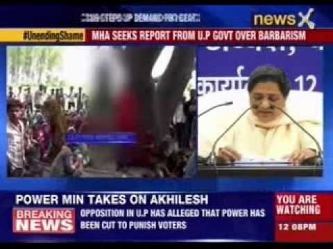 Bahujan Samaj Party chief Mayawati addresses a press conference