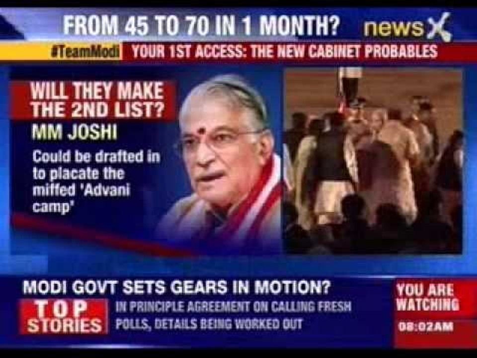 Narendra Modi pulls  june-end  cabinet  expansion?