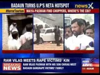 Badaun Gang-Rape: Ram Vilas Paswan Meets Girls' Family