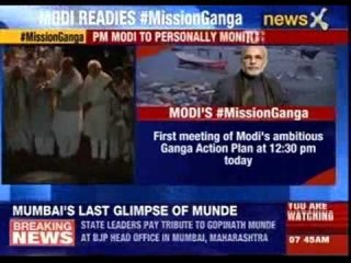 PM Narendra Modi ready with 'clean Ganga' plan