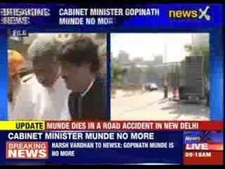 Rural Development Minister Gopinath Munde passes away