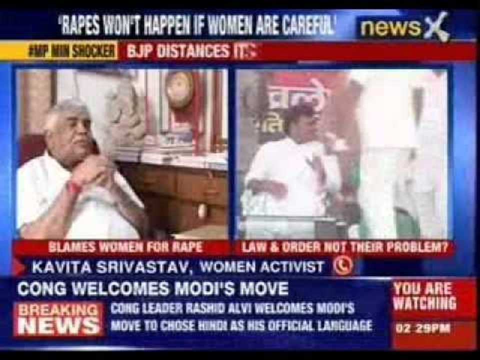 MP Home Minister rationalises rapes