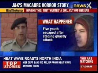 J&K: Imagine this - They 'hunted' a girl, cut off her ear